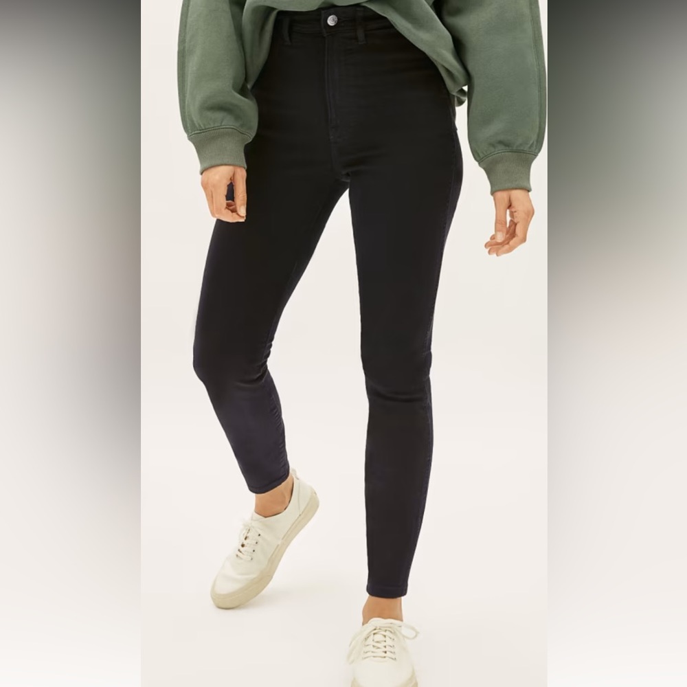 Everlane The Way High Skinny clean front, size 24